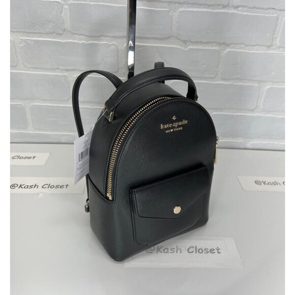 Kate Spade Backpack Mini Purse Black - Picture 2 of 7